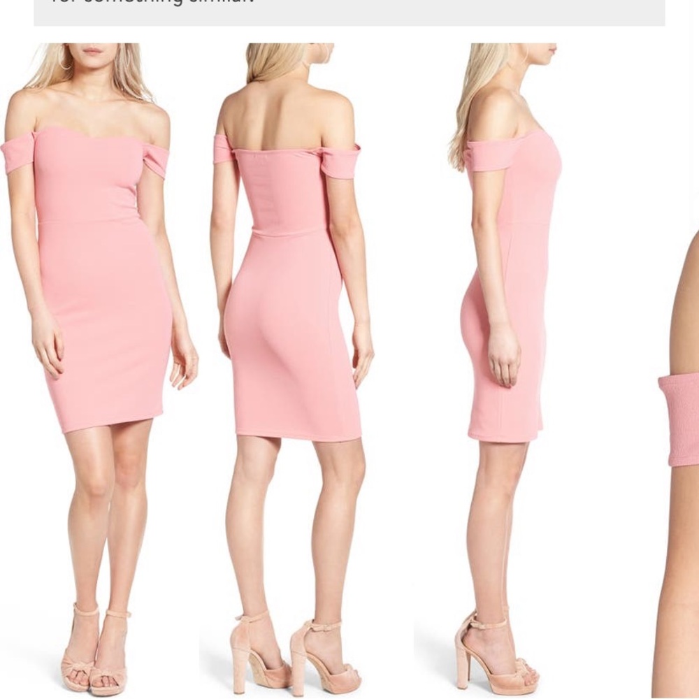 LEITH coral dress